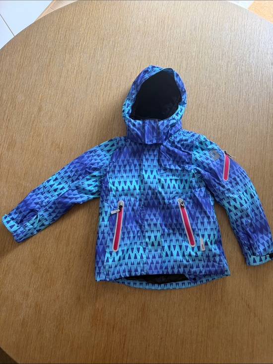 Reima Other - ReimaTec Kids Waterproof Insulated Winter Jacket Blue Geometric Print Size 122